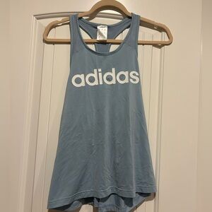 Adidas tank top with open back